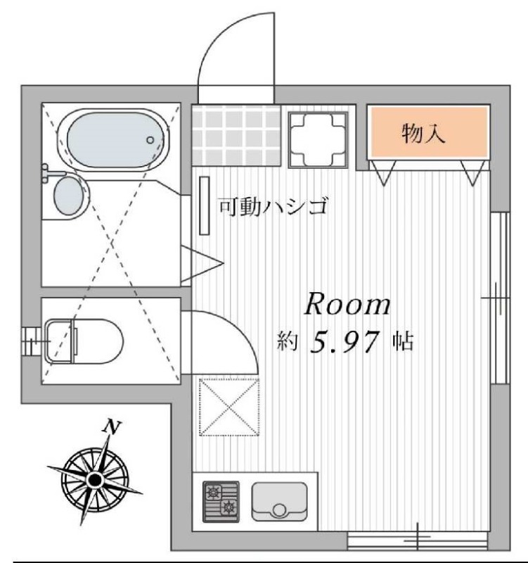 キャトル沼袋の間取り