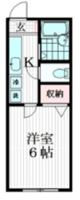 渋谷区西原のマンションの間取り