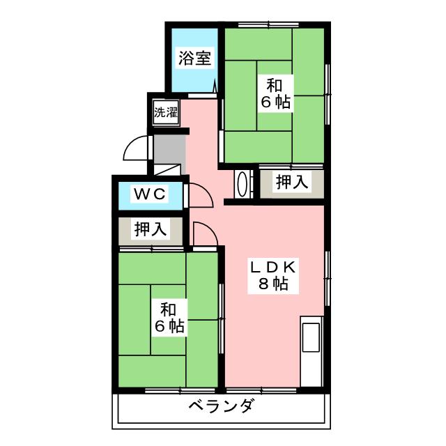 シャトルホワイトの間取り