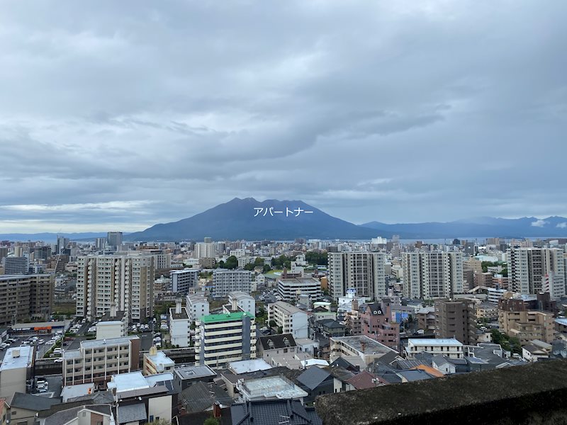 【鹿児島市唐湊のマンションの眺望】