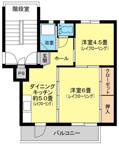 相武台第4　1106号棟1106号棟の間取り