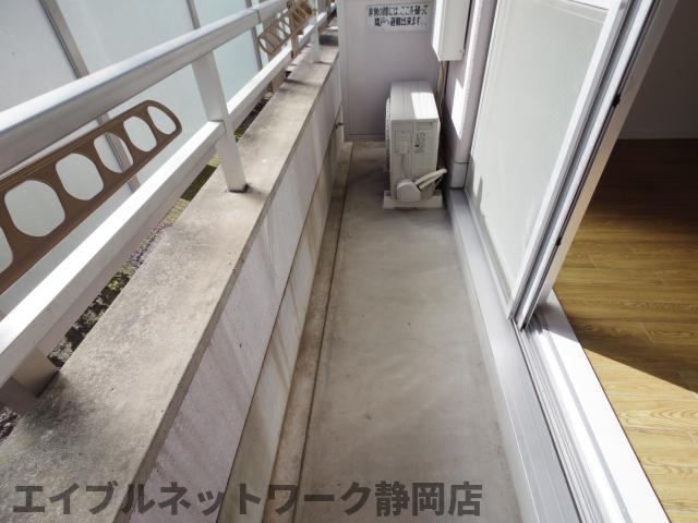 【静岡市葵区末広町のマンションのバルコニー】