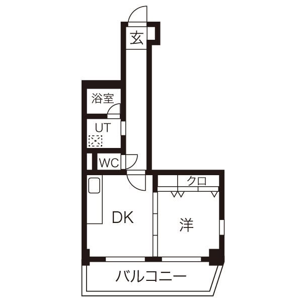 名古屋市千種区向陽町のマンションの間取り