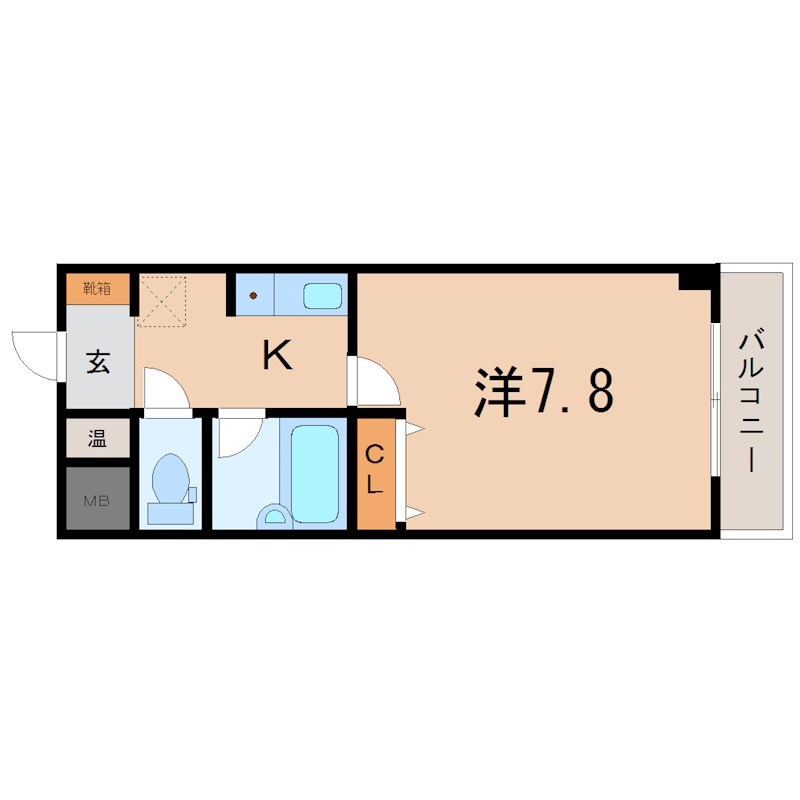 守山市勝部のマンションの間取り