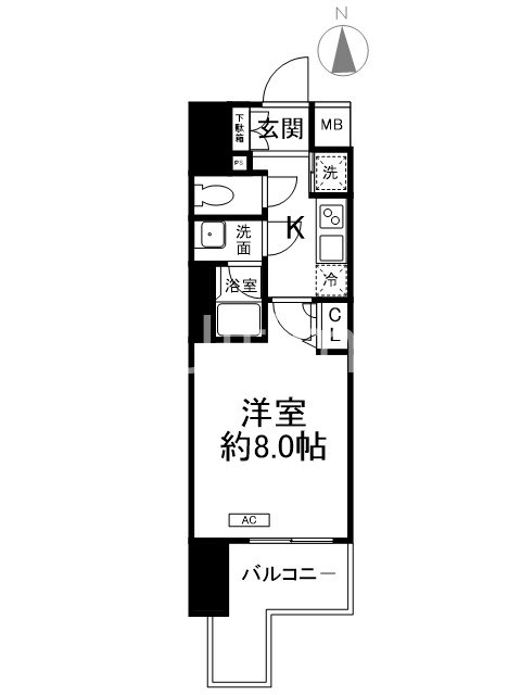 ベラジオ五条堀川IIの間取り