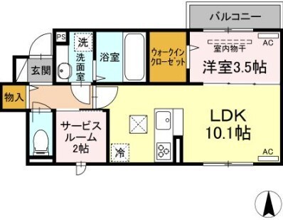 【Ｄ－ｒｏｏｍ港北の間取り】