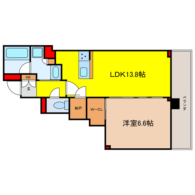 シティタワー東梅田パークフロントの間取り