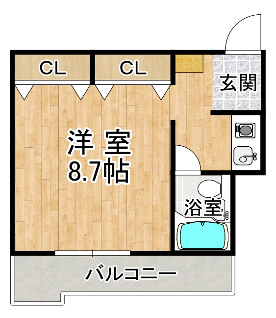 学が丘カレッジハイツの間取り