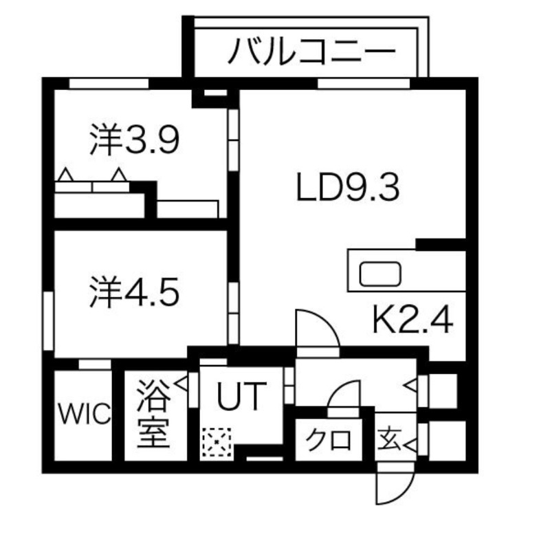 Crossbell524の間取り