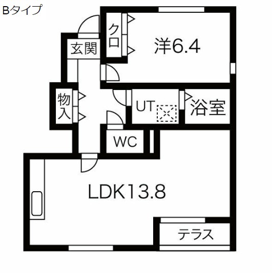 クレールコートの間取り