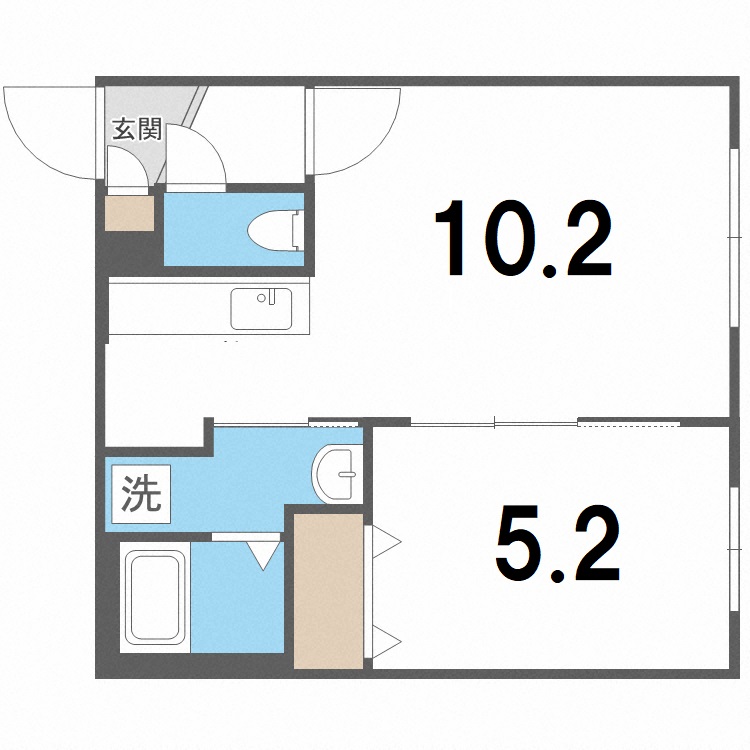 モンヴェール学園前の間取り