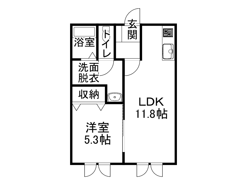 バニラスカイの間取り