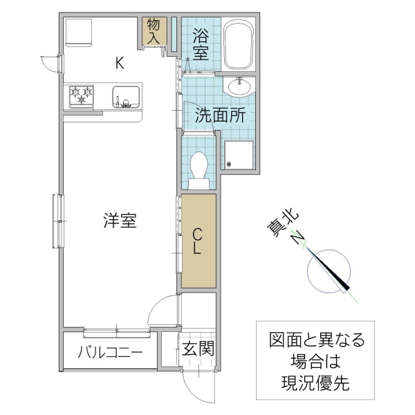 レーガベーネ田彦 IIIの間取り