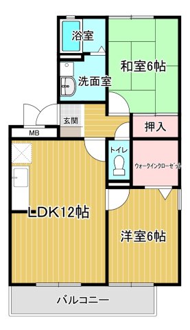 ラ・メール横山の間取り