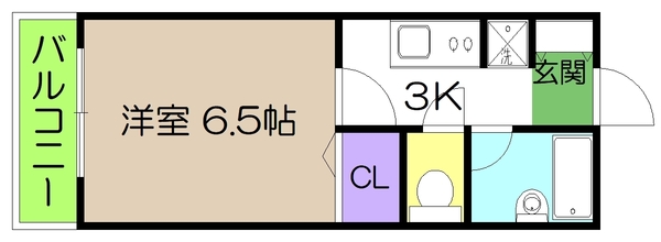 コーポチェリーツリーの間取り