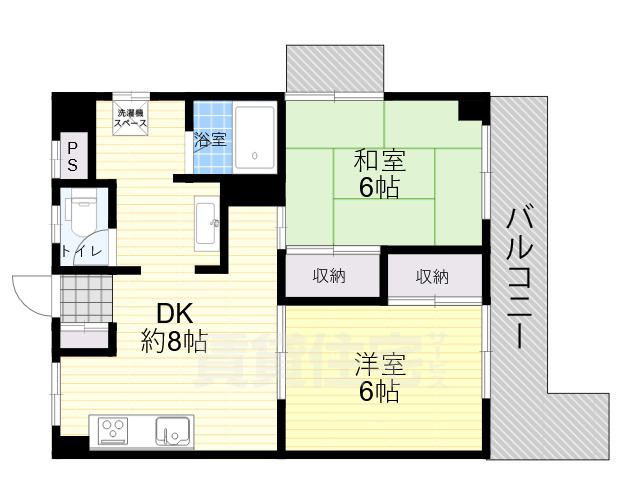 第2千里ハイツの間取り