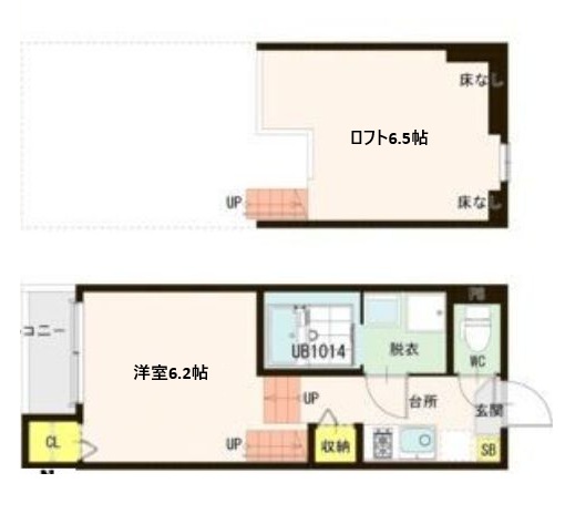 仙台市青葉区国見のアパートの間取り