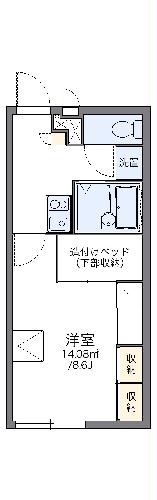 レオパレスＣＯＮＦＯＲＴ加古川の間取り