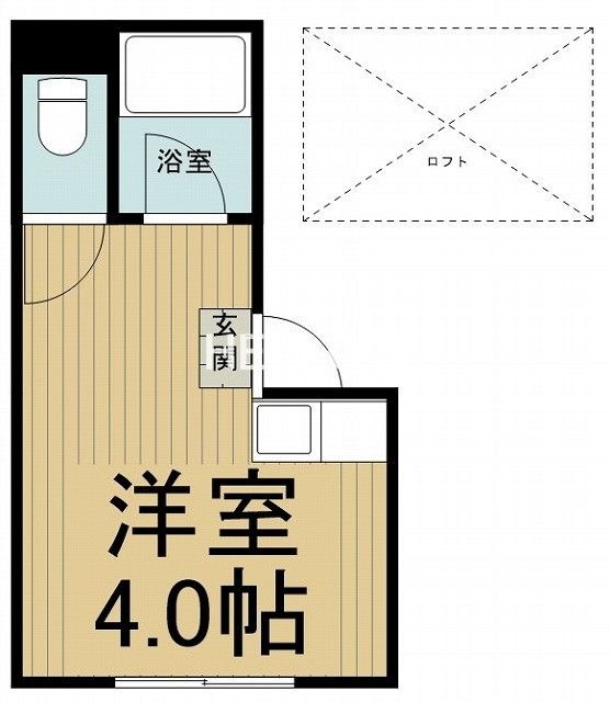 立川市高松町のマンションの間取り