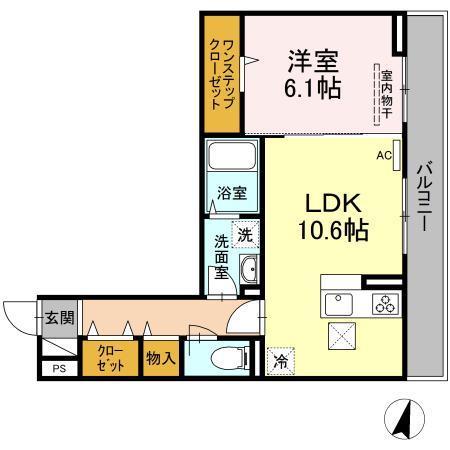 メゾン　ド　シュクレの間取り