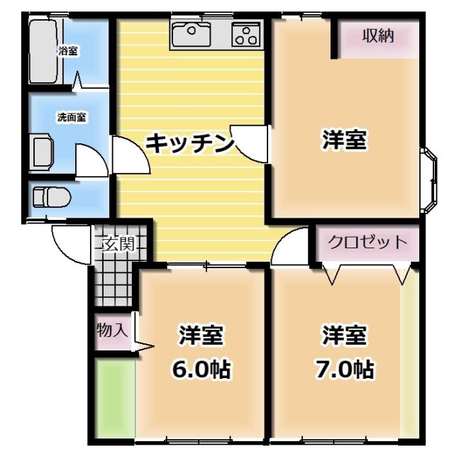 メゾンドRYOの間取り