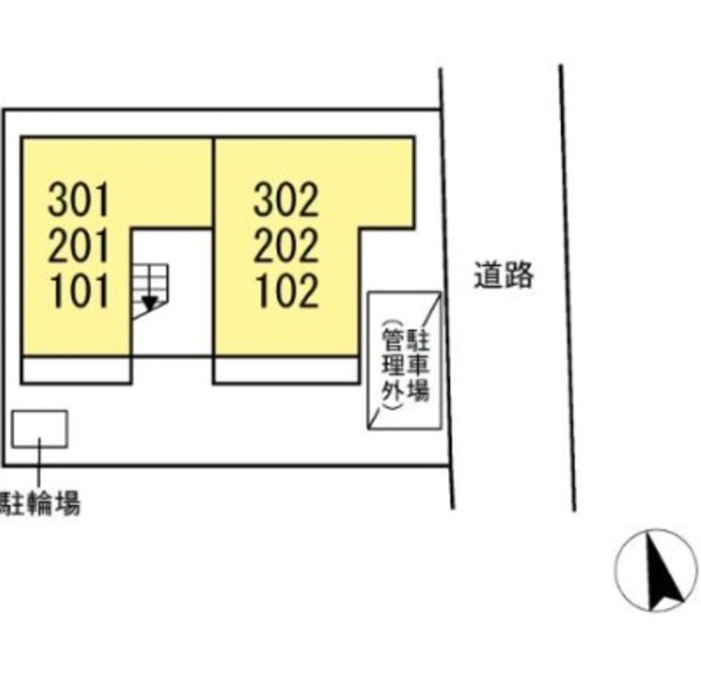 【市川市新田のアパートの建物外観】