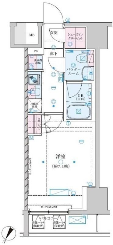 ジェノヴィア川崎VIIの間取り