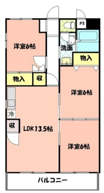 ドゥエルあじさいの間取り