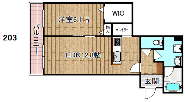 ラフィ シャルールの間取り