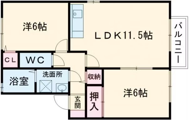 アークノアAの間取り