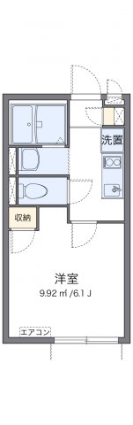 横浜市保土ケ谷区西谷のアパートの間取り