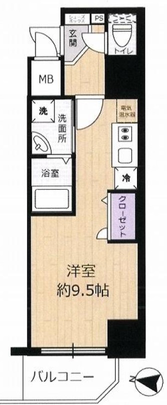 ベルエ難波西の間取り