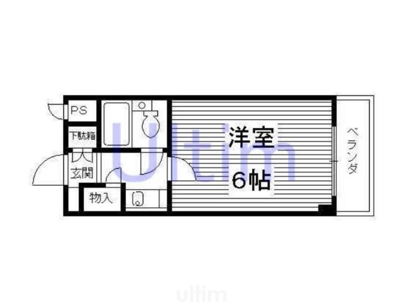 第２０長栄イスズベル京都伏見の間取り