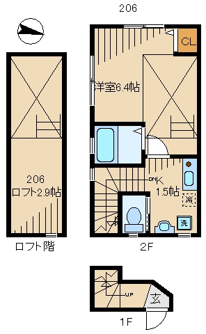 レジーナ南馬込の間取り