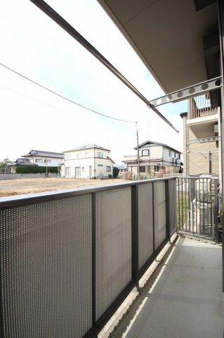 バルコニー　落ち着いた時間を過ごせるバルコニーです