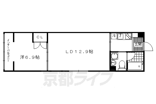 Optima御所西藪之内町の間取り写真