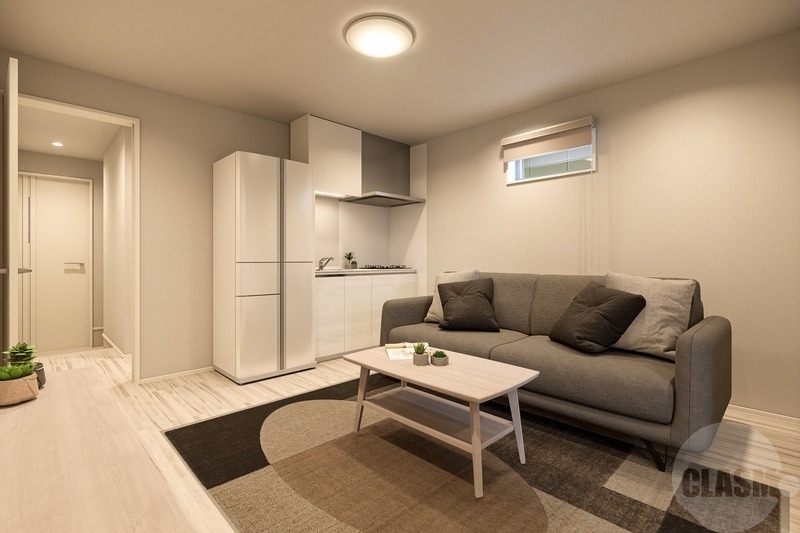 居室・リビング　８帖のリビング