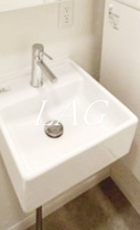 洗面設備　洗面台です。