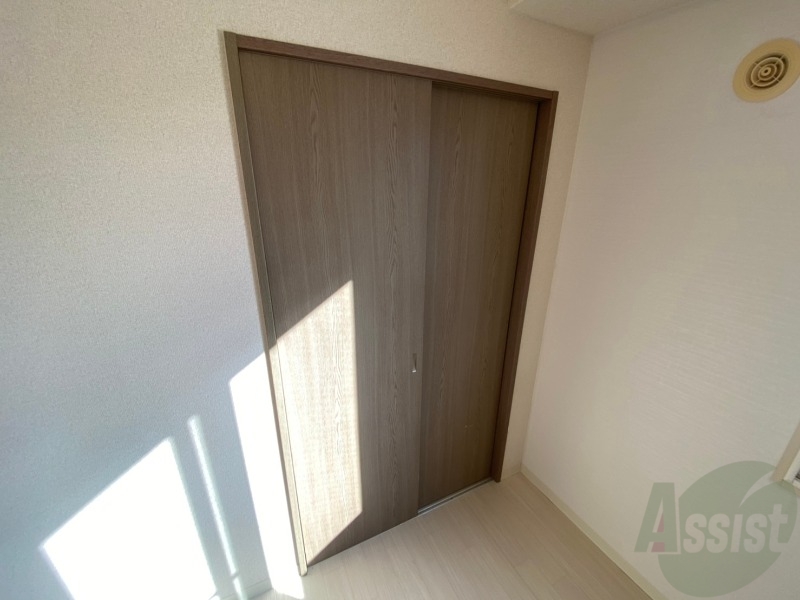 収納　洋室にあった収納。荷物がたくさんあっても大丈夫。