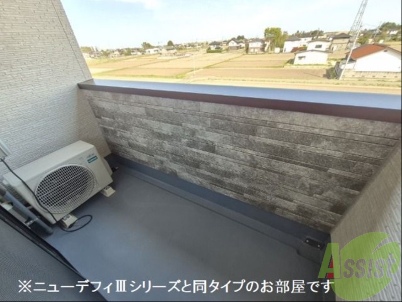 バルコニー　建設中のため、写真はイメージになります。