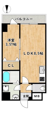 NINE RESIDENCEの間取り写真