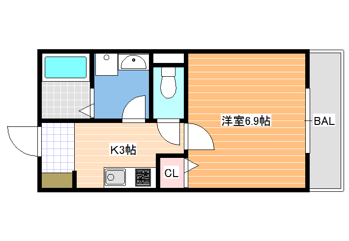 ソレイユIIの間取り写真