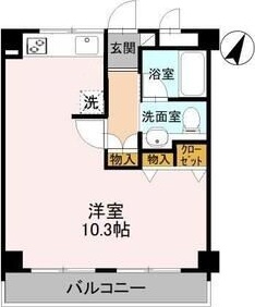 阪急神戸線 岡本駅 徒歩3分 4階建 築57年の間取り写真