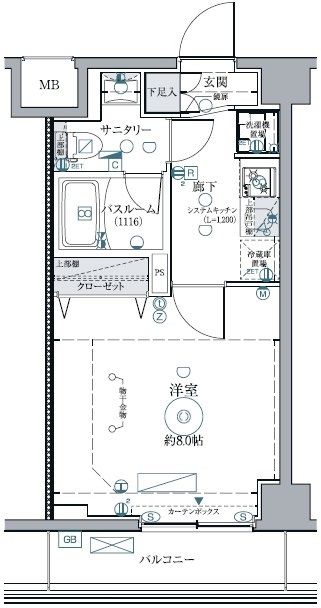 クレヴィスタ西馬込の間取り写真