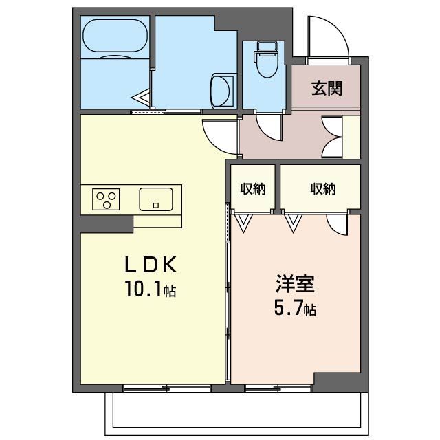 ソルティガの間取り写真