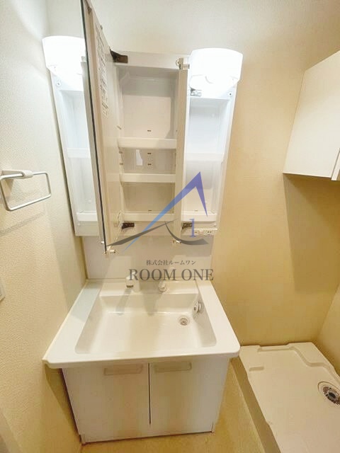 洗面設備　洗面台です。