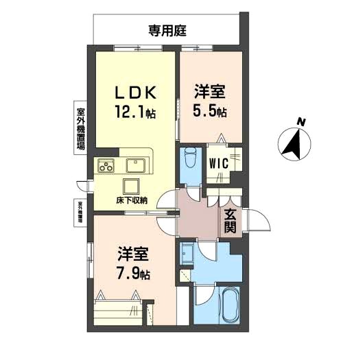 Shamaison堺三国ヶ丘の間取り写真