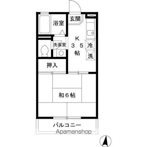 ドミール北小岩の間取り写真
