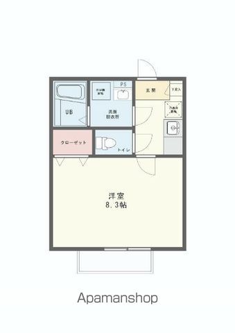 ＪＲ常磐線 北小金駅 徒歩10分 2階建 築18年の間取り写真