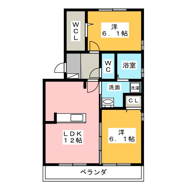 フラワーケープの間取り写真